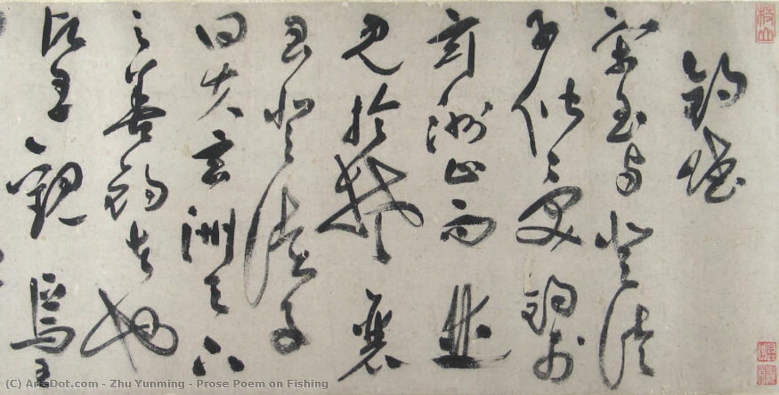 Prose Poem On Fishing — Zhu Yunming