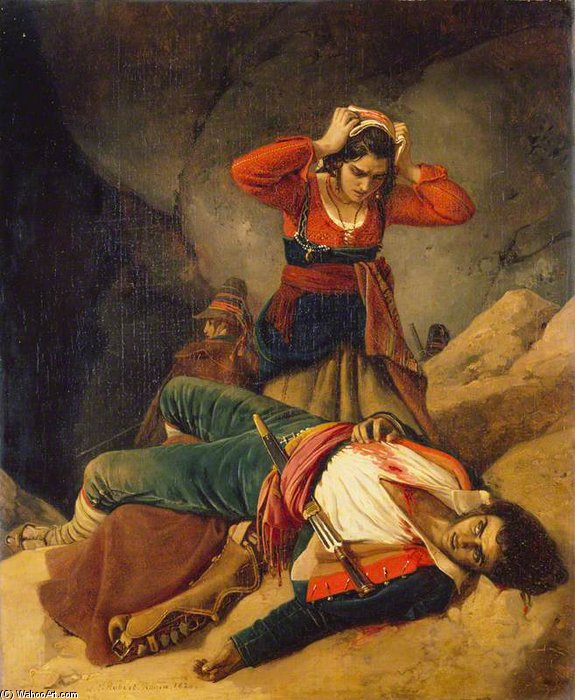The Death Of The Brigand — Louis Léopold Robert
