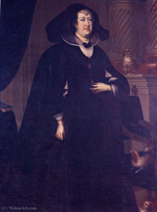 Portrait Of Claudia De' Medici, Archduchess Of Austria — Frans Luyckx