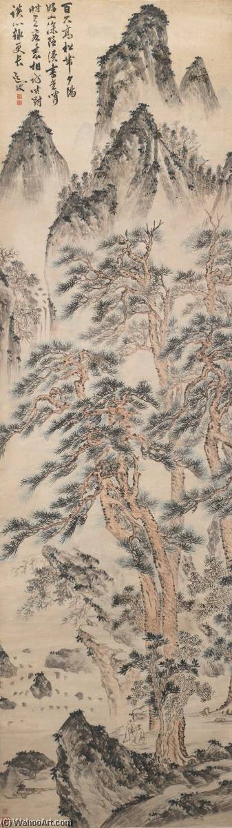 Scholar Under Pine Trees — Chen Chun