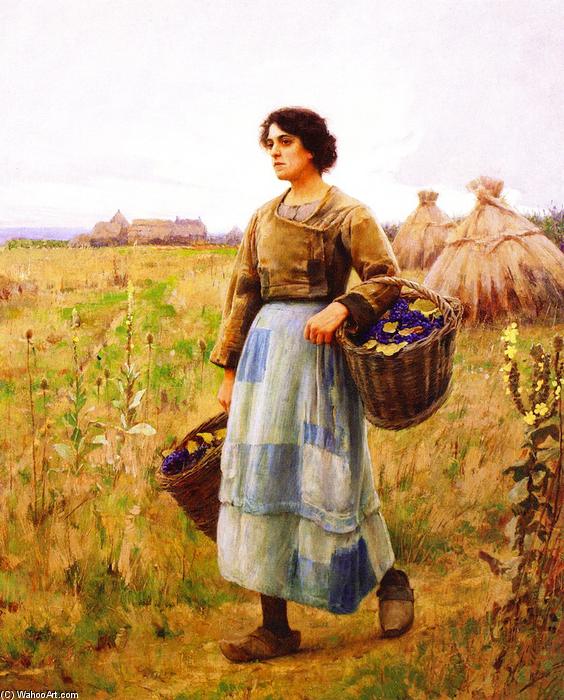 Girl With Grape Baskets — Čarls Sprejg Pirs