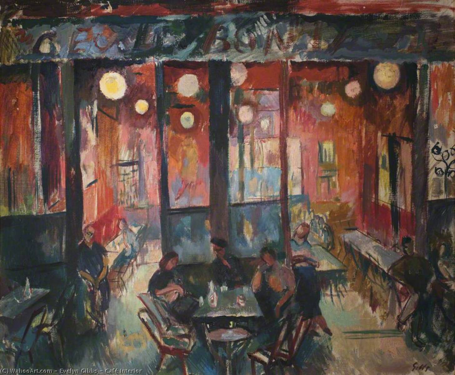 Café Interior — Evelyn Gibbs