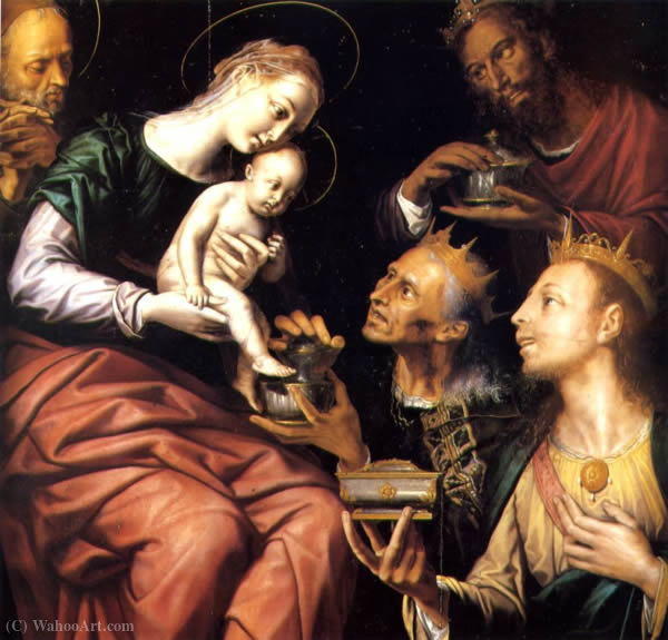 Table Of The Adoration Of The Magi, Peter Campaign — Pedro Campaña