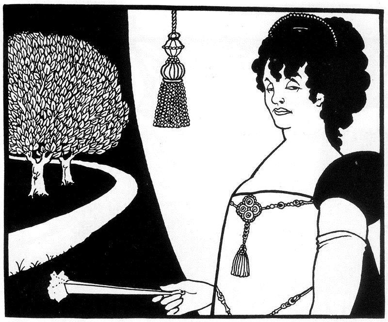 Madame Rejane — Aubrey Vincent Beardsley