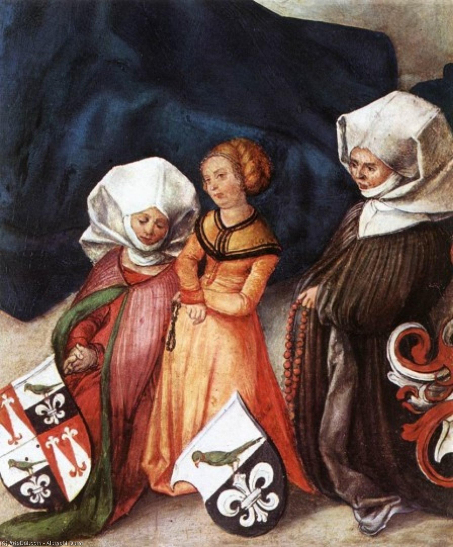 Retablo Paumgartner (detalle Del Panel Central) — Albrecht Dürer