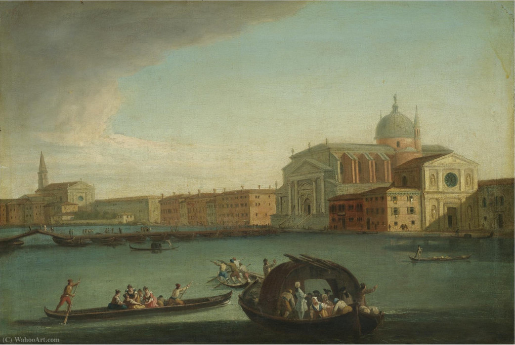 Venice, A View Of The Redentore In July — Johann Richter