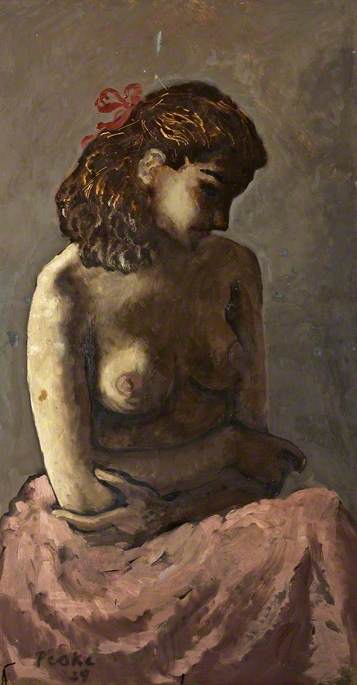 Seated Figure — Mervyn Peake