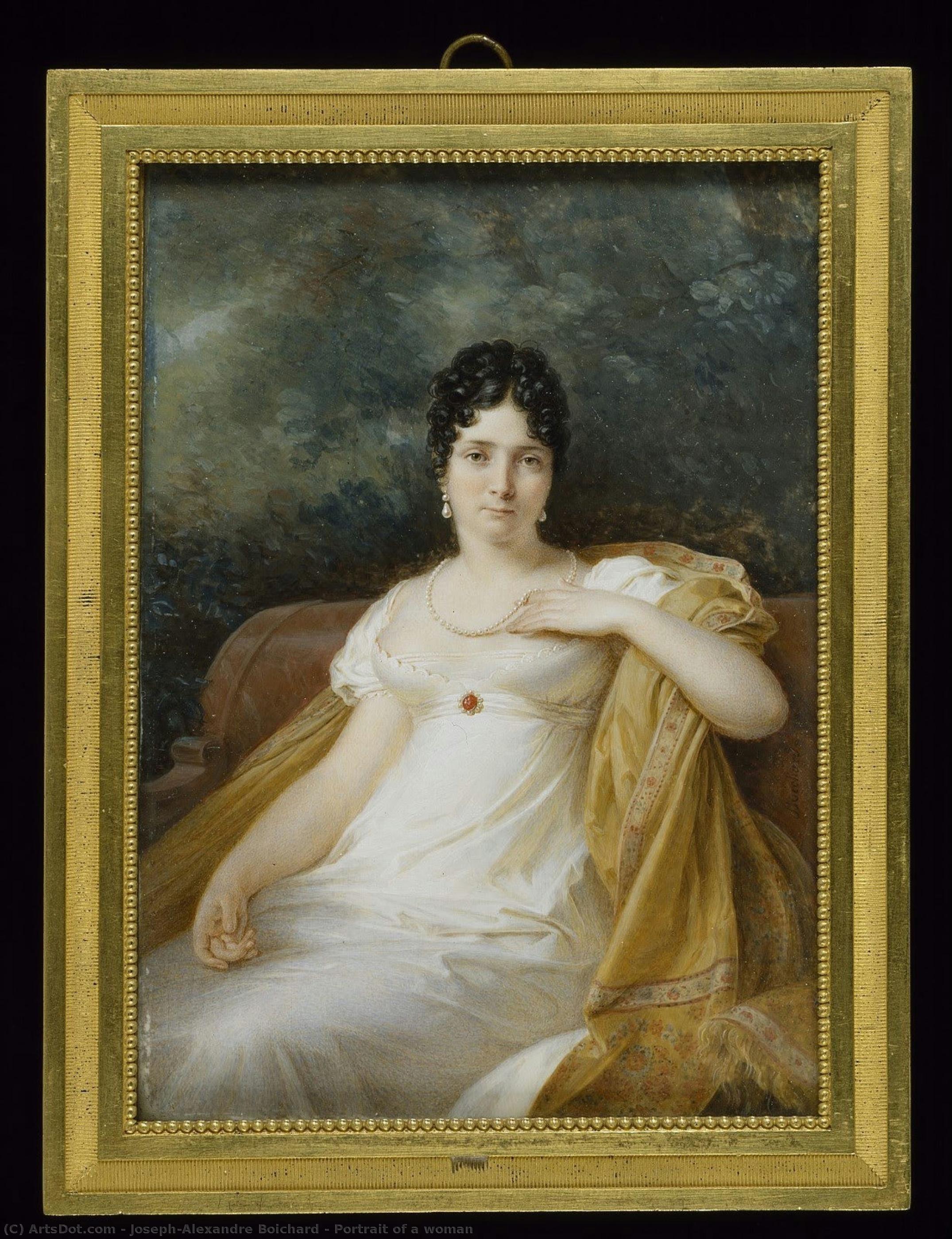 Portrait Of A Woman — Joseph-alexandre Boichard