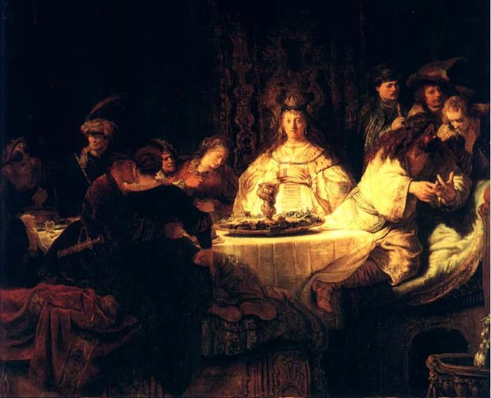 El Banquete De Sansón — Rembrandt Van Rijn