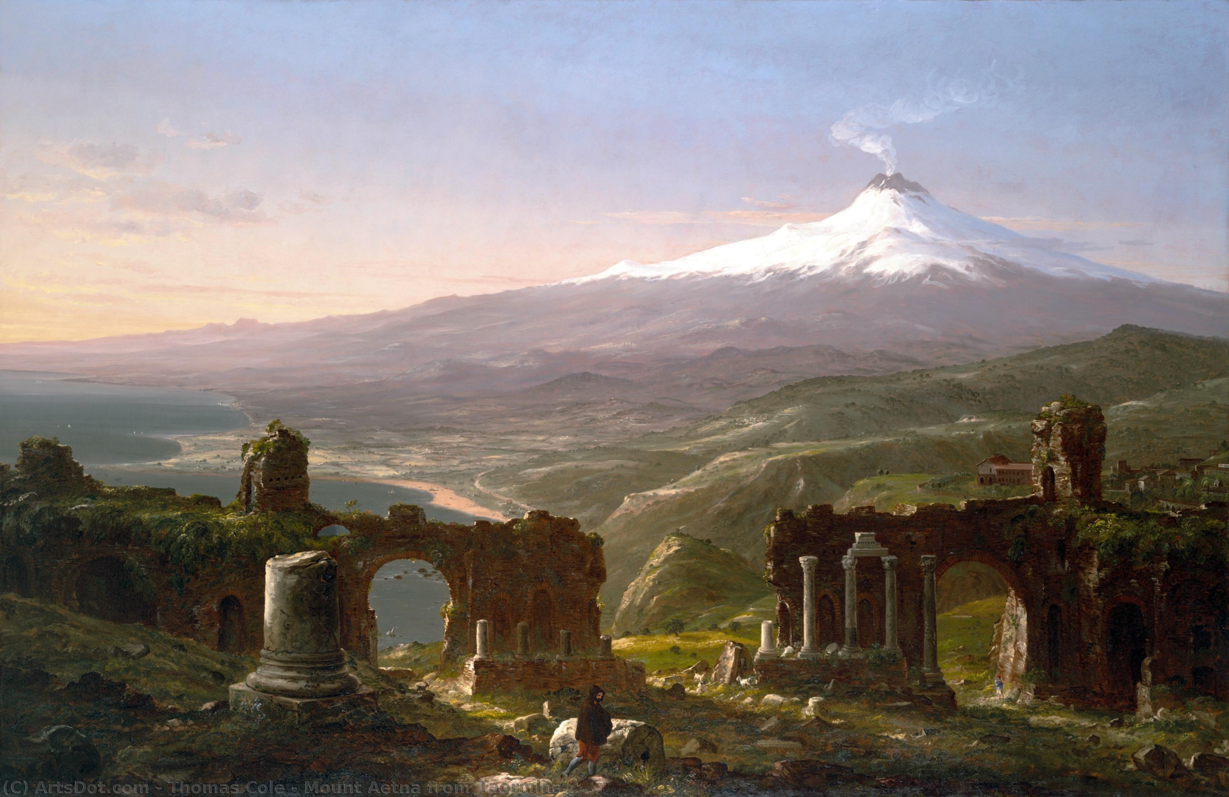 Mount Aetna From Taormina — トーマス・コール