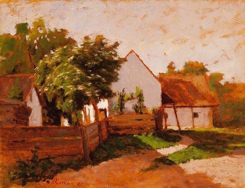 Sunny Houses — József Rippl-rónai