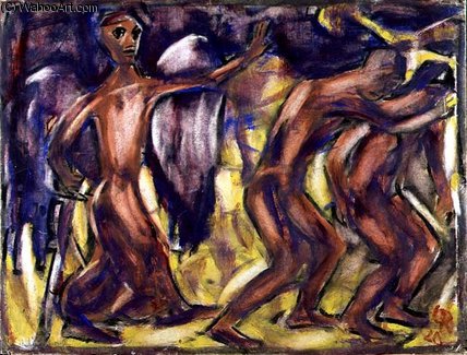 The Expulsion From Paradise — Christian Rohlfs