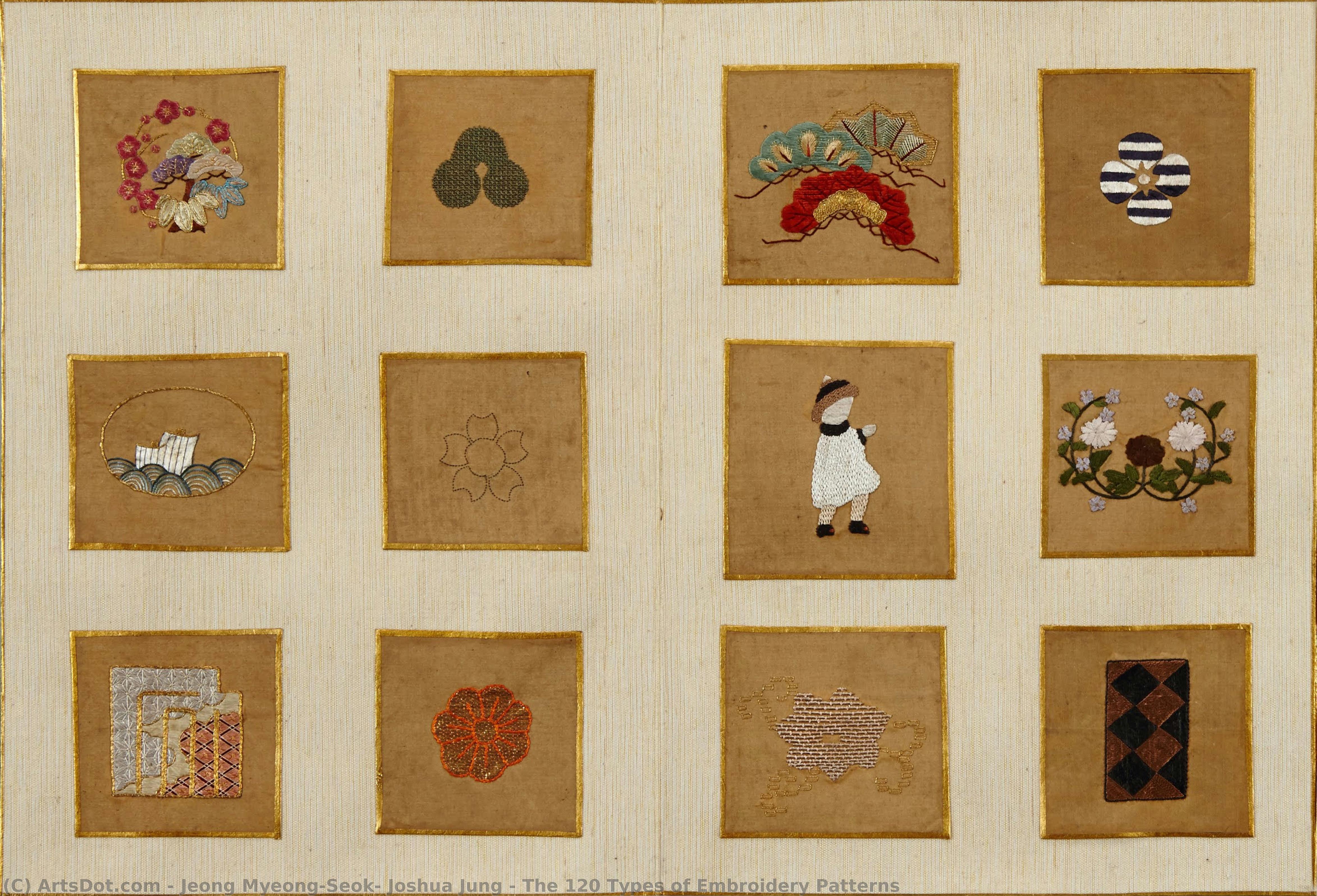 The 120 Types Of Embroidery Patterns — Jeong Myeong-seok, Joshua Jung