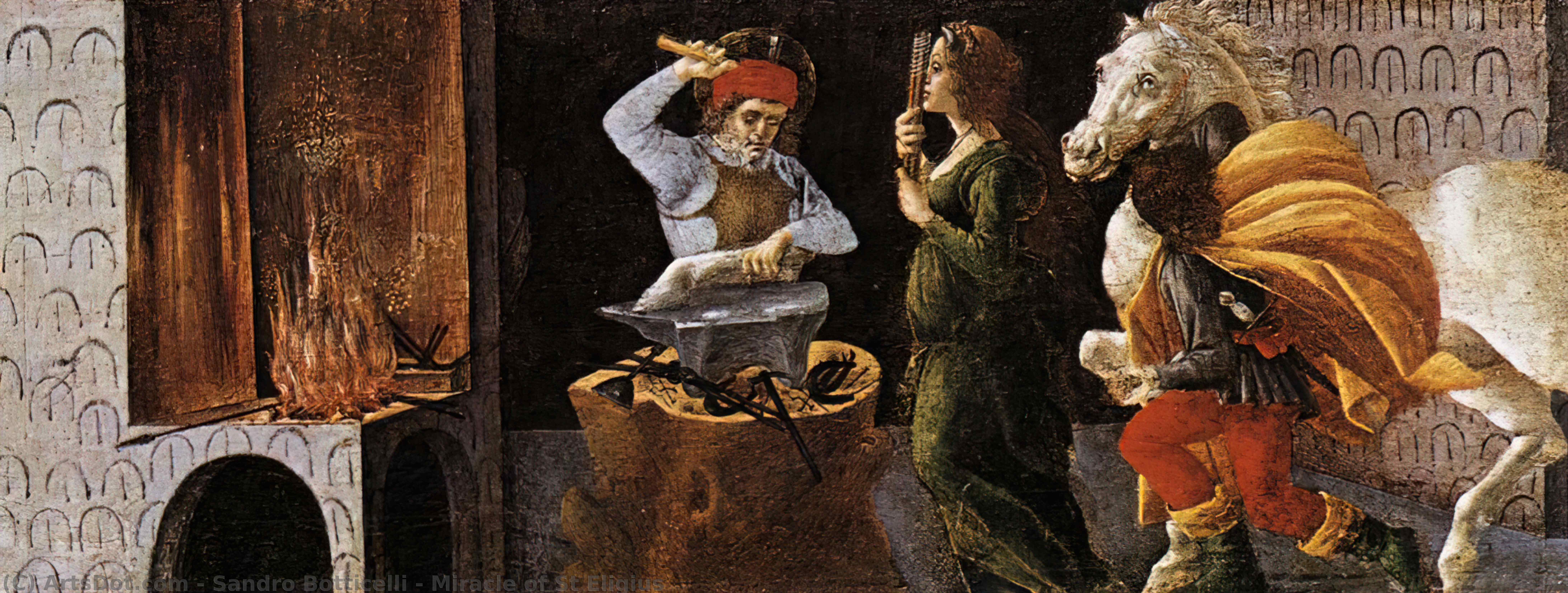 Miracle Of St Eligius — Sandro Botticelli