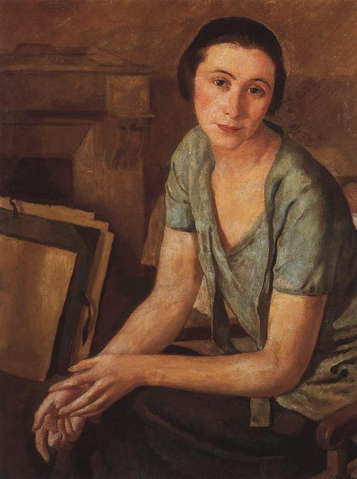 Portrait S.n.andronikovoy Halpern — Zinaida Serebriakova