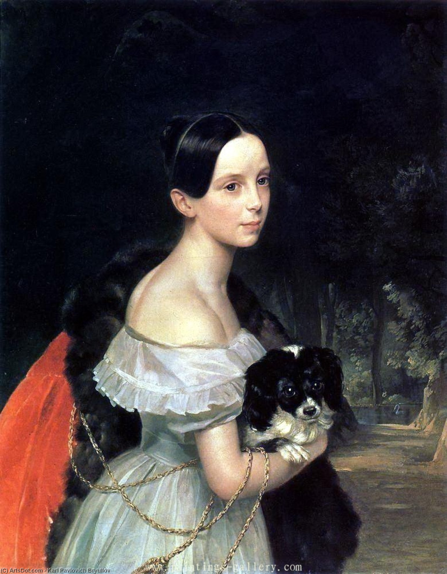 Portrait Of U. M. Smirnova — Karl Pavlovich Bryullov