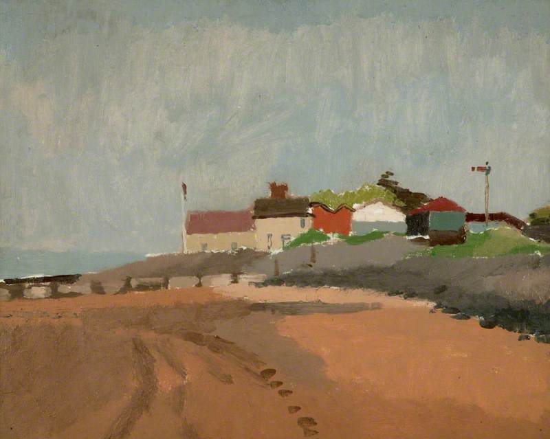 Beach Scene — Edward Morland Lewis