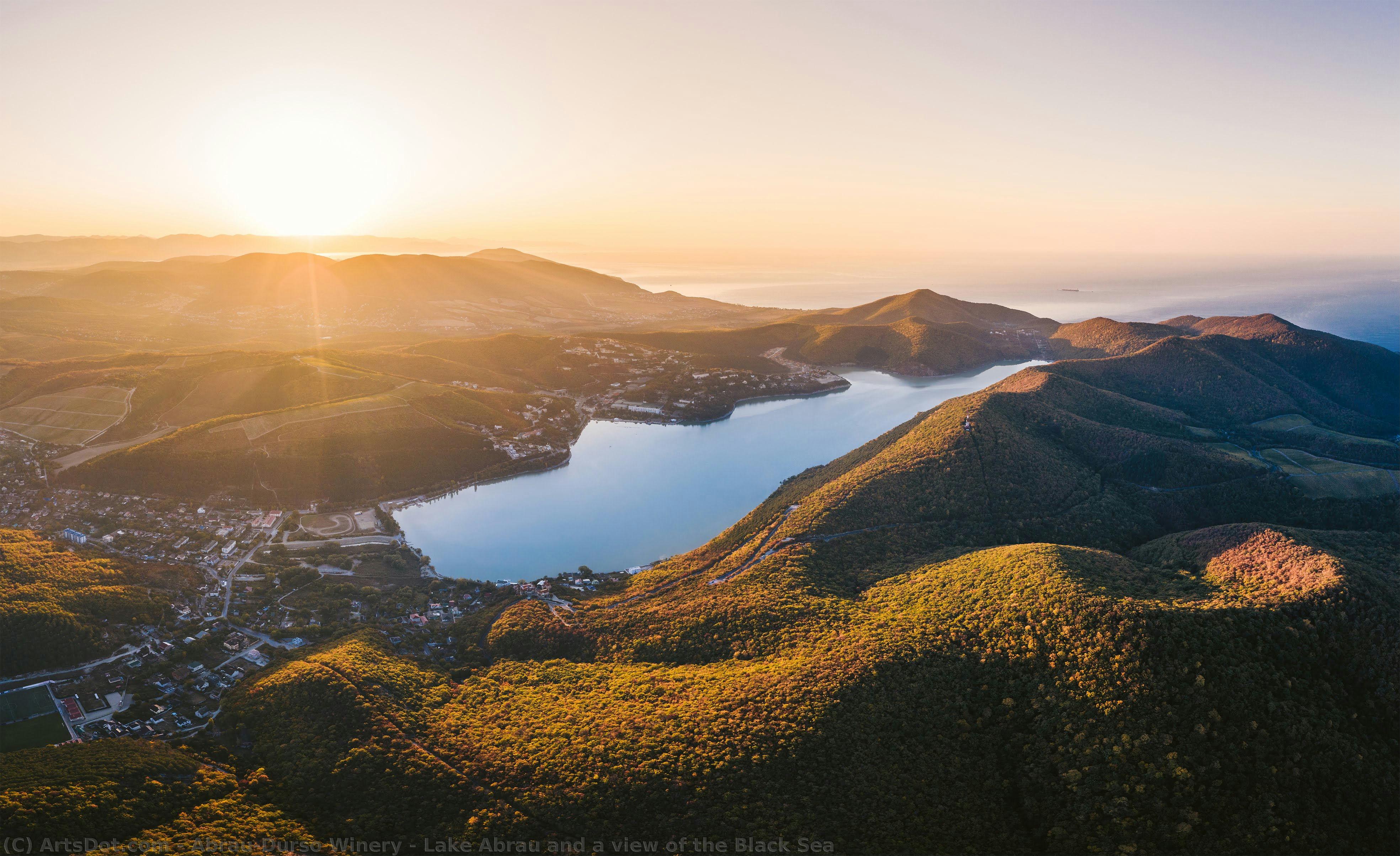 Lake Abrau And A View Of The Black Sea — Abrau-durso Winery