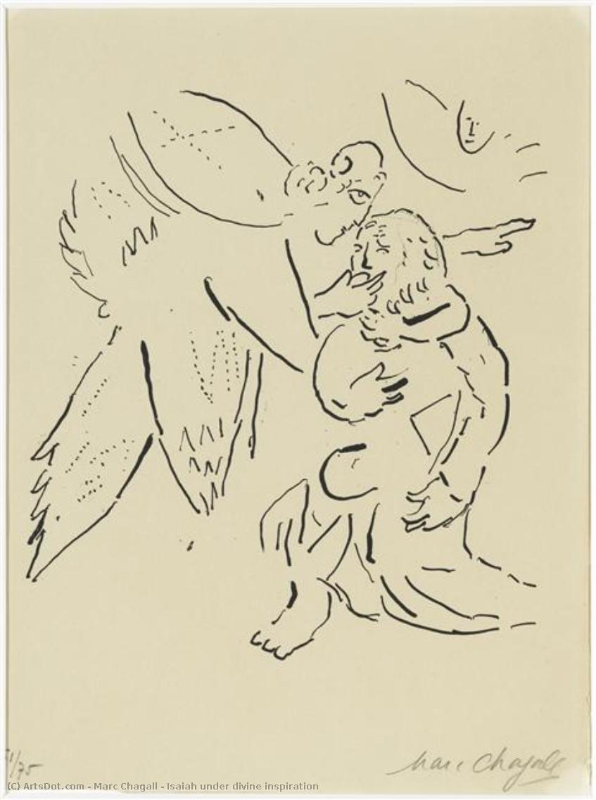 Isaiah Under Divine Inspiration — Марк Шагал