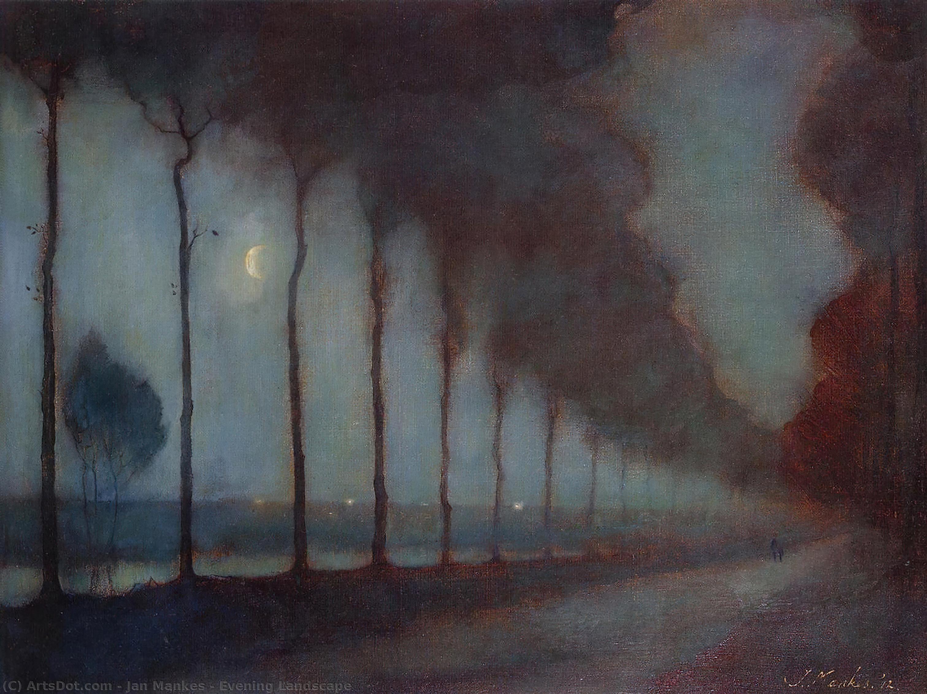 Evening Landscape — Jan Mankes