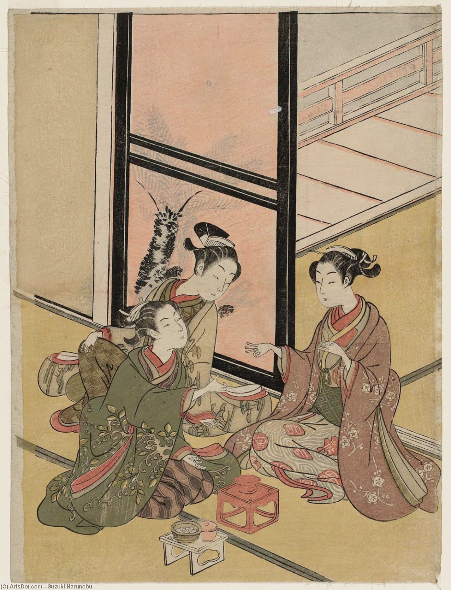 Playing The Game Of Ken — Suzuki Harunobu