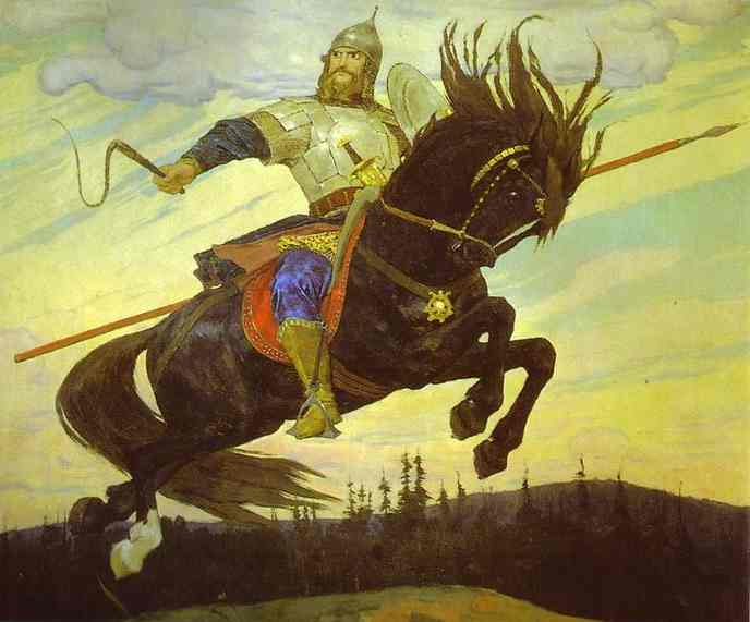 Knightly Galloping — Victor Vasnetsov