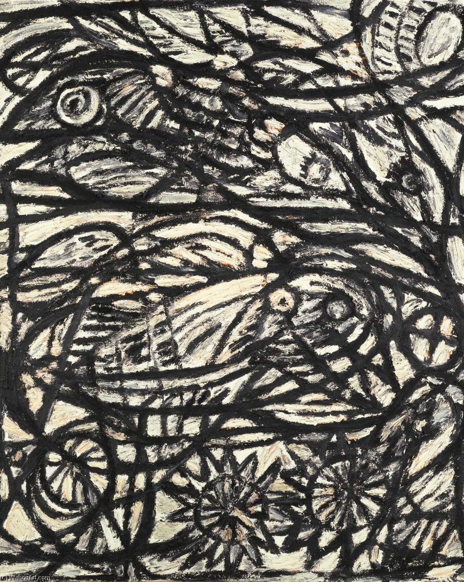 Grey Bird With Stars — Carl Henning Pedersen