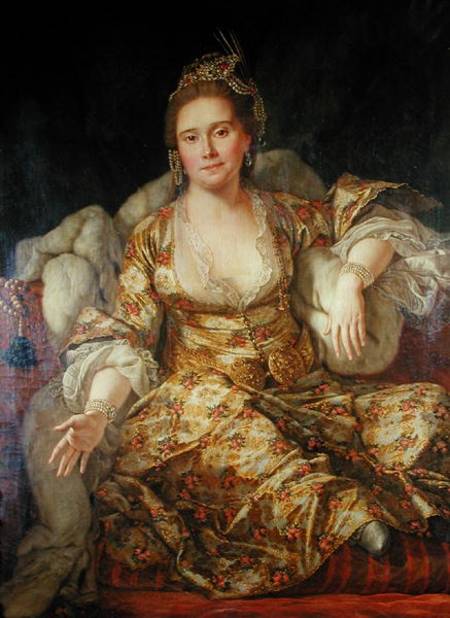Annette, Comtesse De Vergennes In Oriental Costume — Antoine De Favray