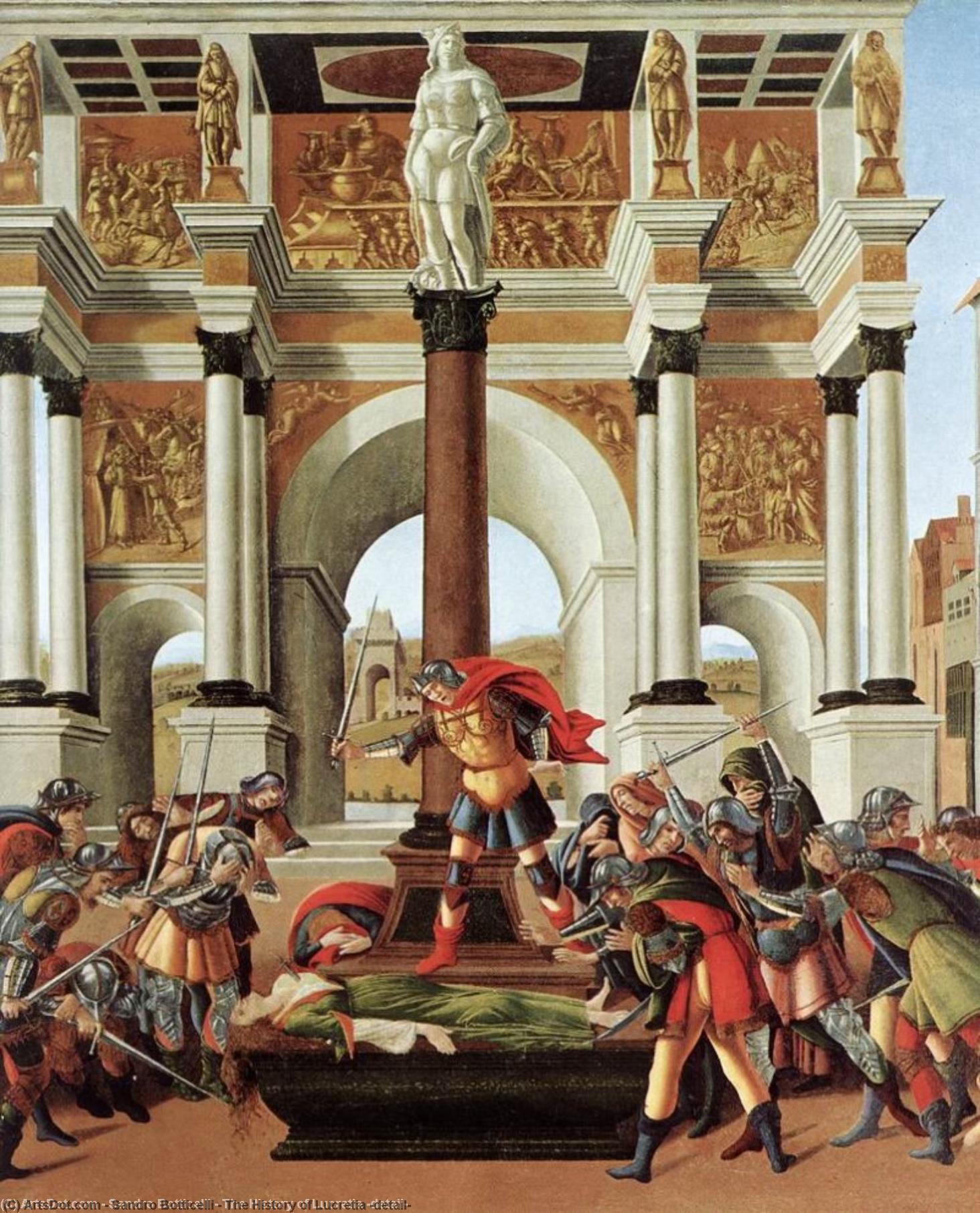 Die Geschichte Der Lucretia (detail) — Sandro Botticelli