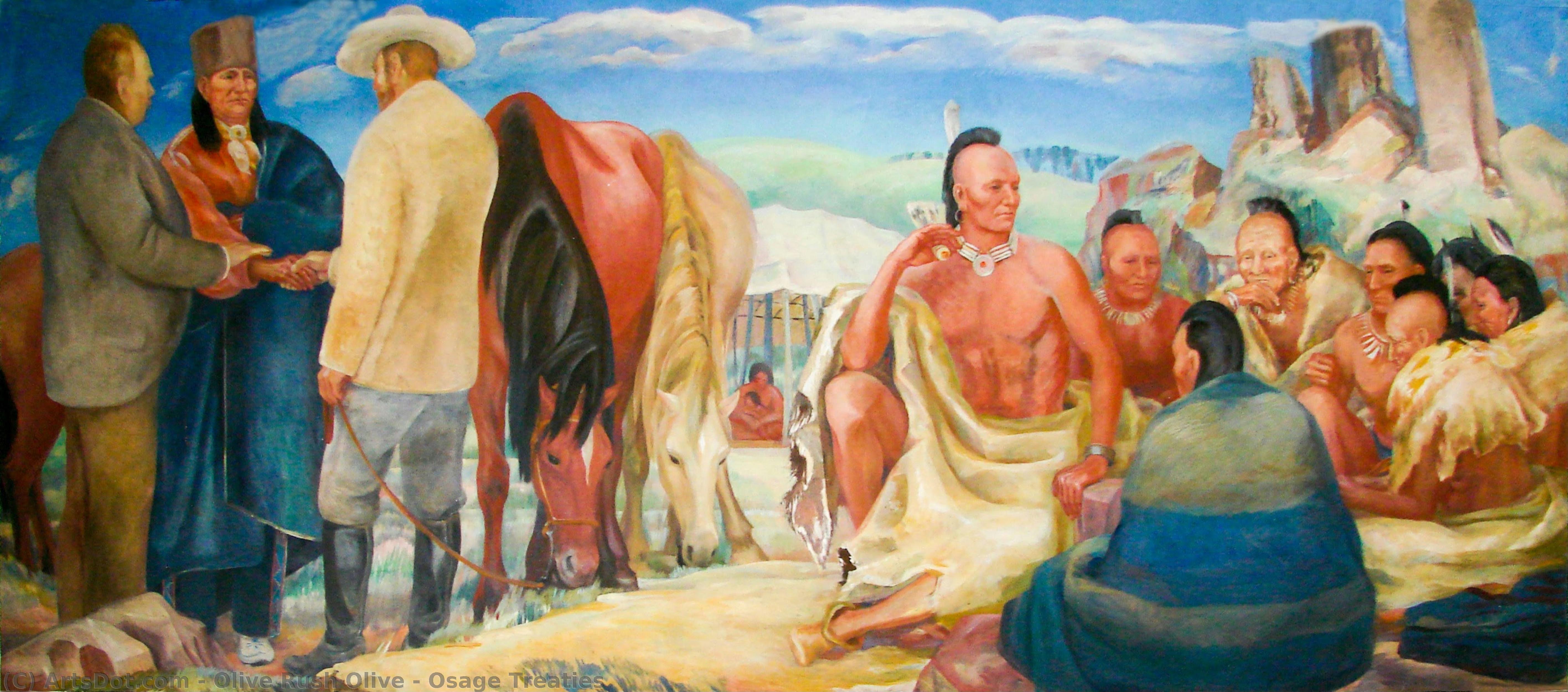 Osage Treaties — Olive Rush Olive