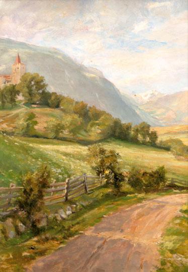 Landscape With Church — Альберт Шикэдванц