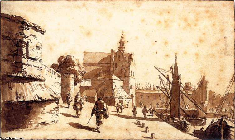 The Schiedam Gate At Delft — Jan De Bisschop