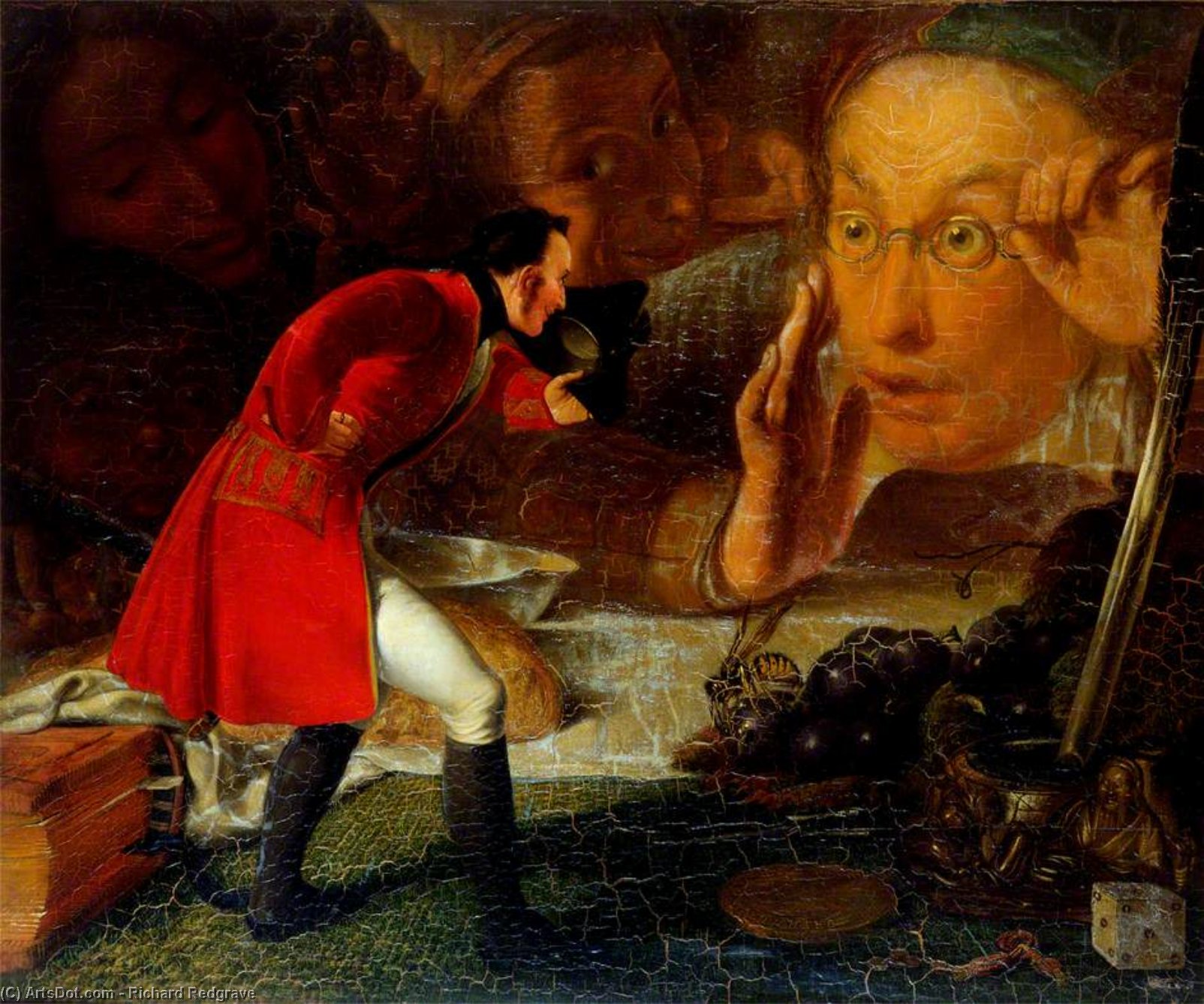 Gulliver Exhibited To The Brobdingnag Farmer — Richard Redgrave