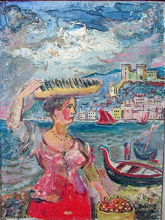 A Girl — David Davidovich Burliuk
