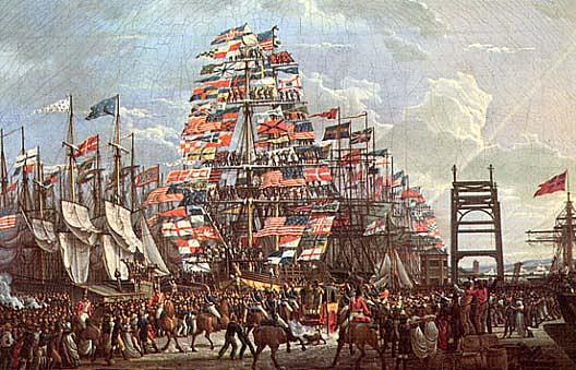 Visit Of The Prince Of Wales To Liverpool On September 18, 1806, (painting) — Robert W. Salmon
