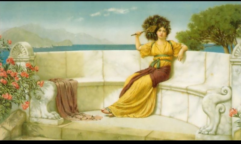 In The Prime Of The Summer Time — R.b.a John William Godward
