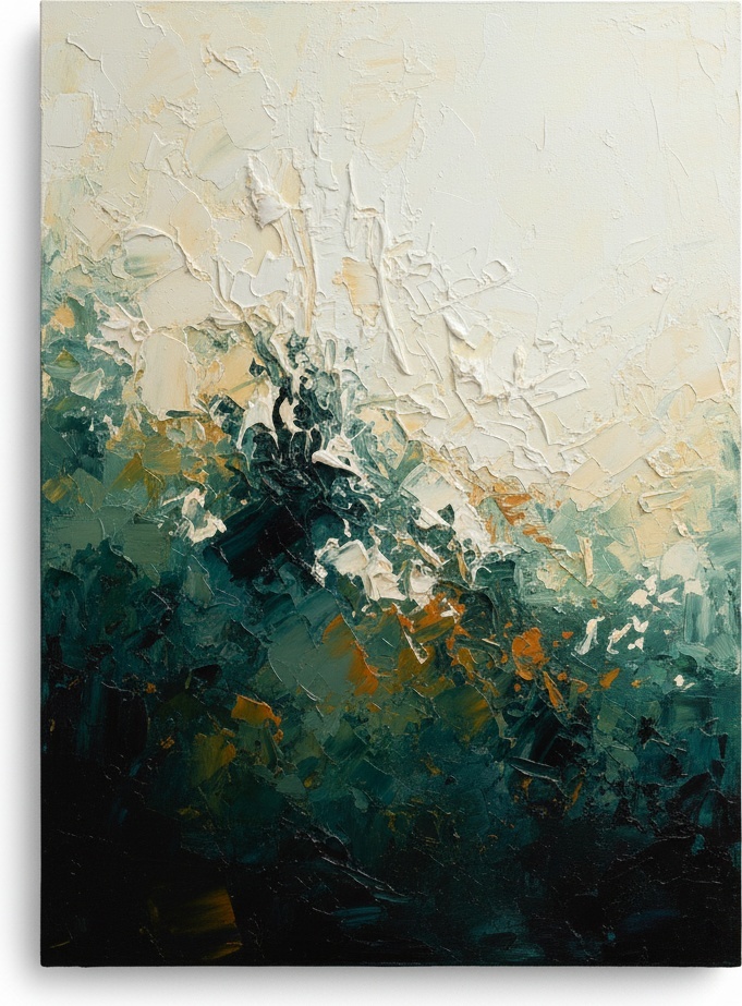 Ethereal Zenith: A Monumental Study Of Light Emerging From Obsidian Shadows — David Moreau
