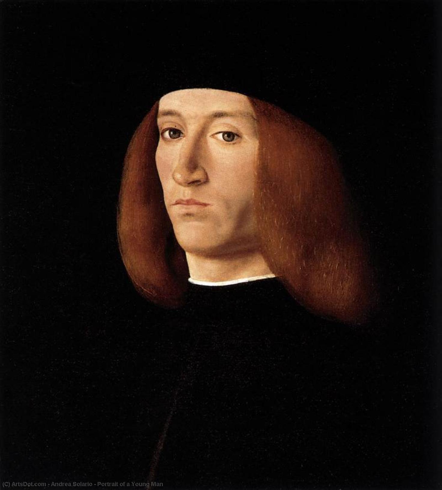 Portrait Of A Young Man — Andrea Solario