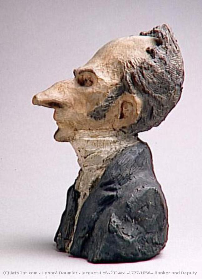 Jacques Lefévre (1777-1856), Banker And Deputy — Honoré Daumier