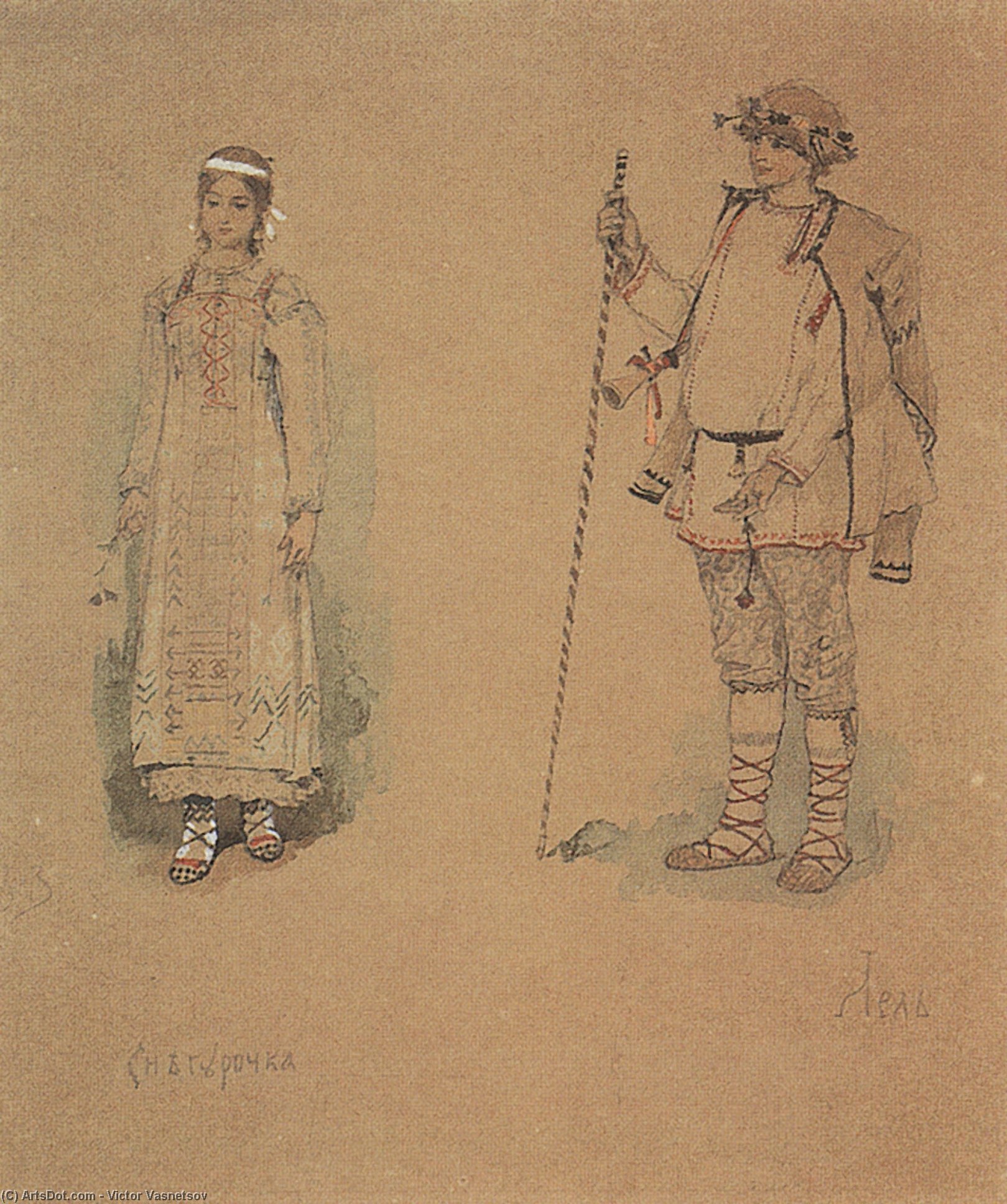 Snegurochka And Lel — Victor Vasnetsov