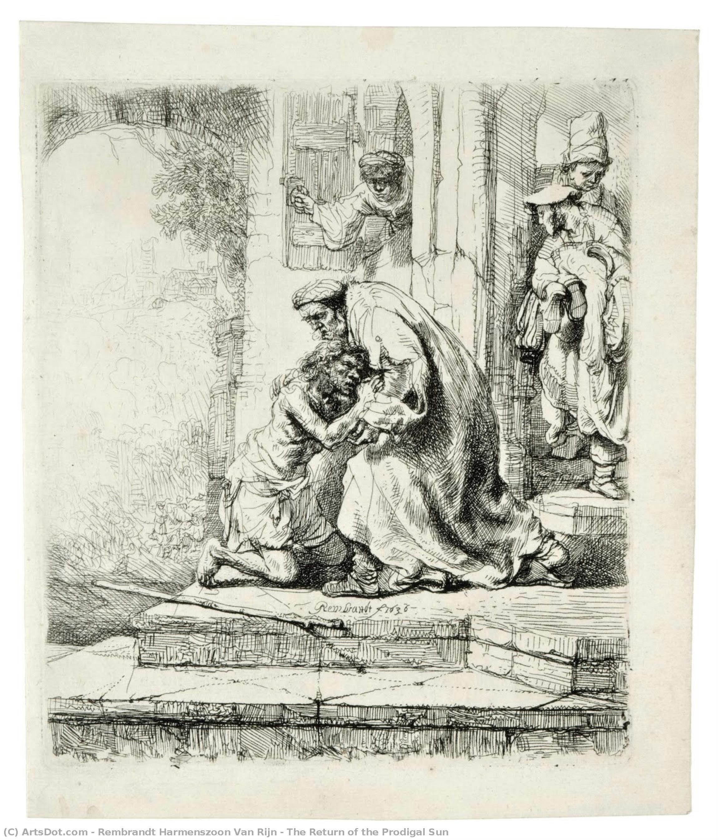 The Return Of The Prodigal Sun — Rembrandt Van Rijn