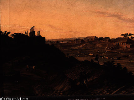 Part Of Tete Looking Up The Zambesi River — Thomas Baines