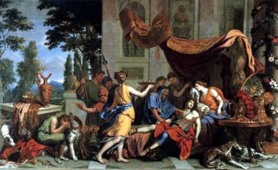 The Death Of Meleager — Charles Le Brun