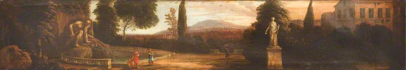 The Gardens At Pratolino — Hendrick Danckerts