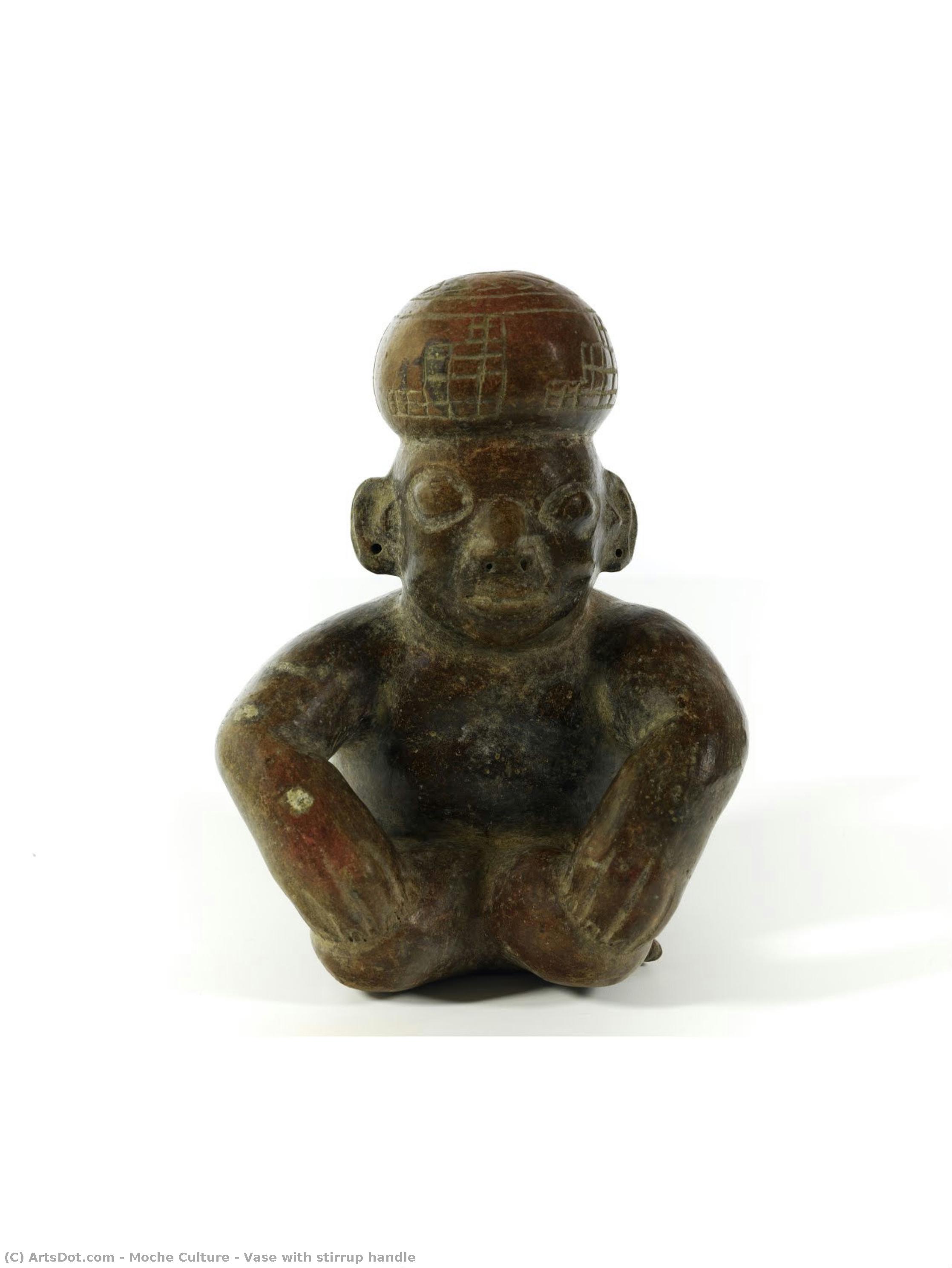 Vase With Stirrup Handle — Moke Kultura