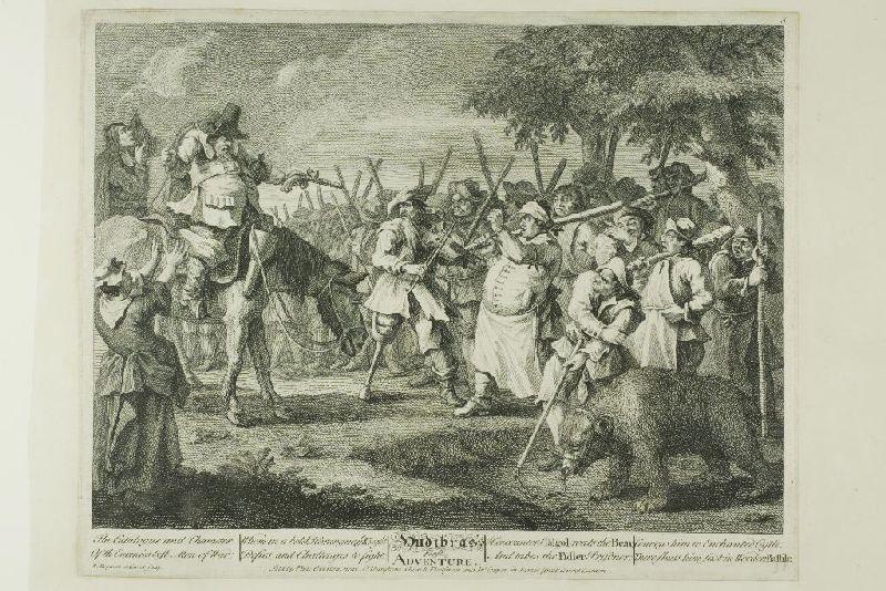 Hudibras' First Adventure, Plate Three From Hudibras — William Hogarth