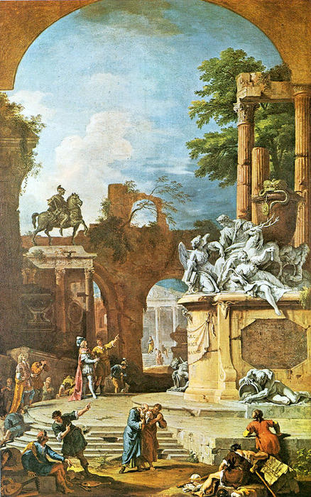 Allegorical Tomb Of The Duke Of Devonshire — Sebastiano Ricci