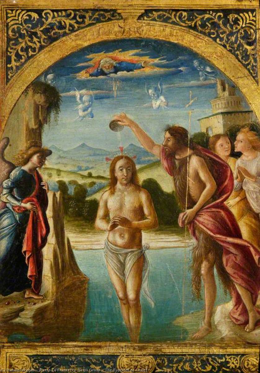 The Baptism Of Christ — Pietro Di Francesco Degli Orioli