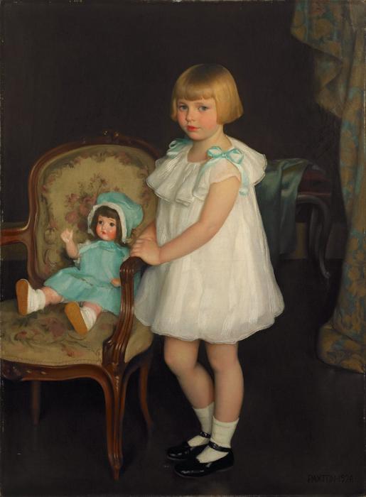 Portrait Of Eleanor Anne Schrafft — William Mcgregor Paxton