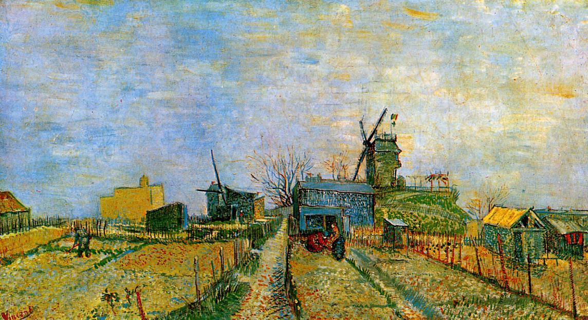 Gemälde Von Gemüsegärten In Montmartre — Vincent Willem Van Gogh